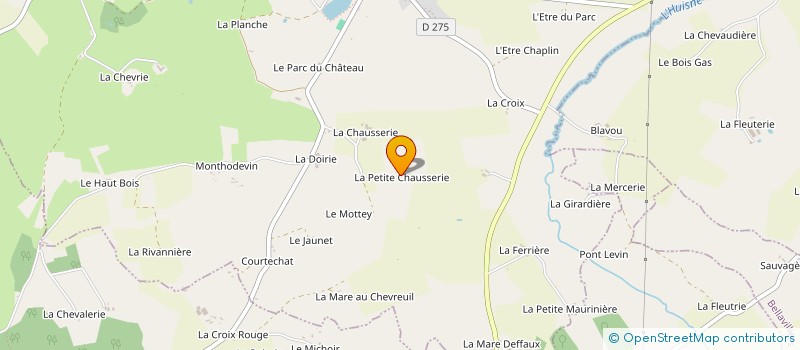 localisation de l'entreprise MONSIEUR ALAIN MERCIER à PERVENCHERES