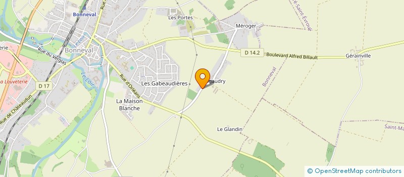 localisation de l'entreprise MONSIEUR ALAIN MERCIER à BONNEVAL