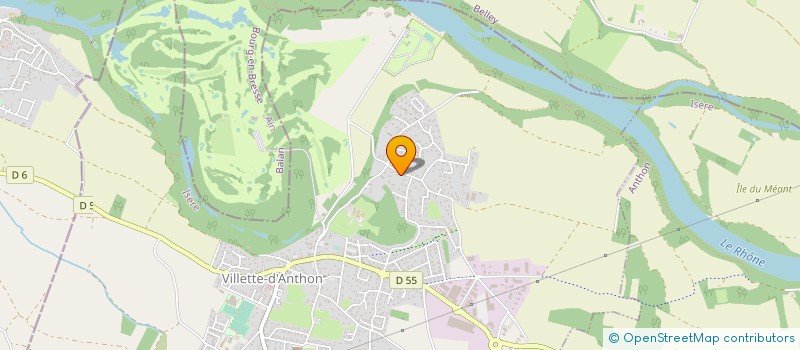localisation de l'entreprise MONSIEUR ALAIN MERCUSOT  VILLETTE-D'ANTHON