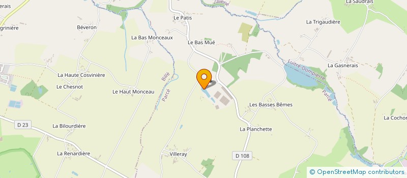 localisation de l'entreprise MONSIEUR ALAIN MERET à PARCE