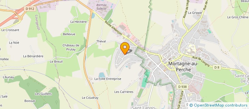 localisation de l'entreprise MONSIEUR ALAIN MERIAN à SAINT-LANGIS-LES-MORTAGNE