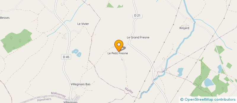 localisation de l'entreprise MONSIEUR ALAIN MERIGOT à MAILLET
