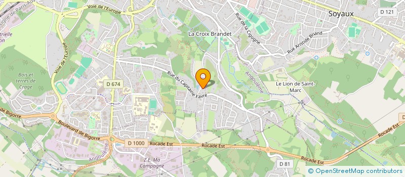 localisation de l'entreprise MONSIEUR ALAIN MERLE à ANGOULEME
