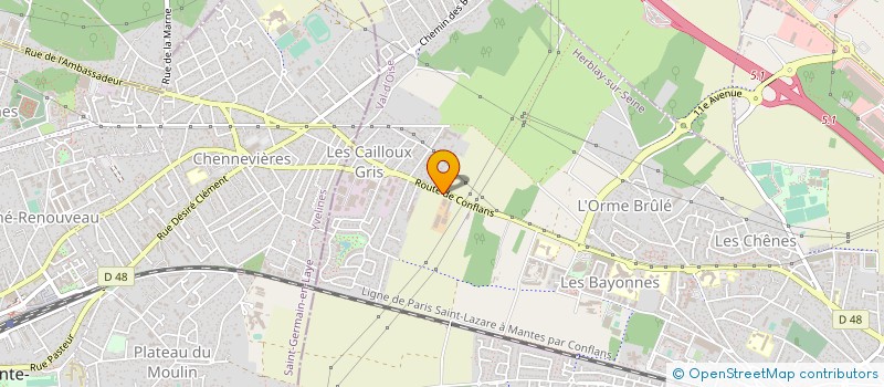 localisation de l'entreprise MONSIEUR ALAIN MERLIN  LE VIEUX-BOURG