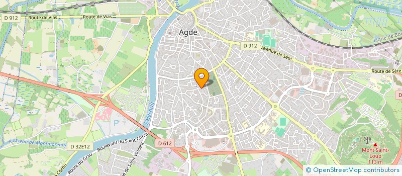localisation de l'entreprise MONSIEUR ALAIN MERLO  AGDE