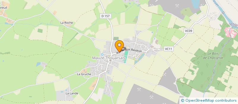 localisation de l'entreprise MONSIEUR ALAIN MERON à THOUARS