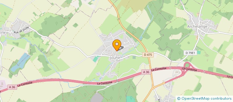 localisation de l'entreprise MONSIEUR ALAIN MERUCCI  JOUHE