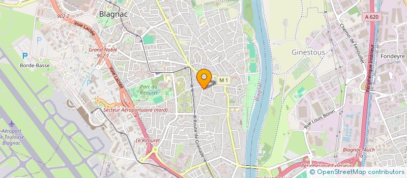 localisation de l'entreprise MONSIEUR ALAIN MERVILLE à BLAGNAC