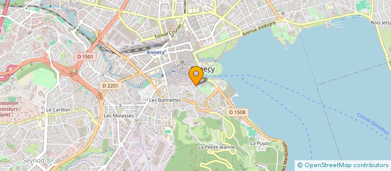 localisation de l'entreprise MONSIEUR ALAIN METRAL à ANNECY