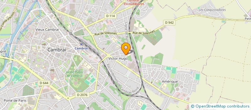 localisation de l'entreprise MONSIEUR ALAIN MEURAT  CAMBRAI