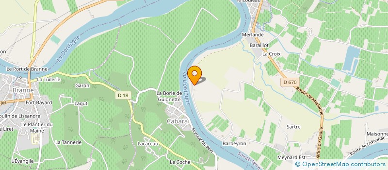 localisation de l'entreprise MONSIEUR ALAIN MEYNARD à SAINT-MAGNE-DE-CASTILLON