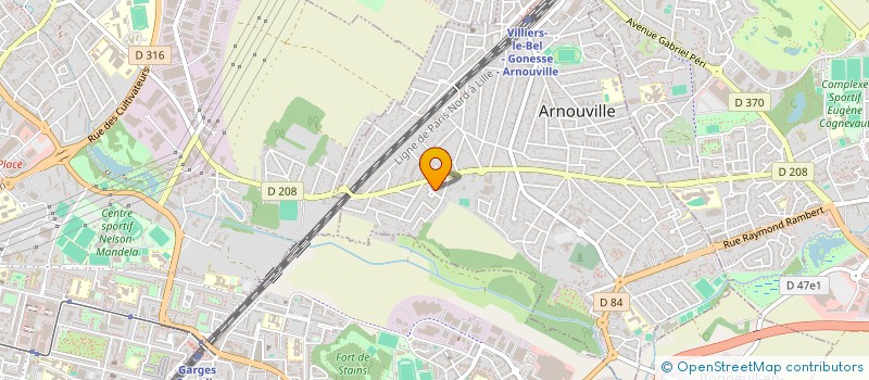localisation de l'entreprise MONSIEUR ALAIN MEYNOT à ARNOUVILLE