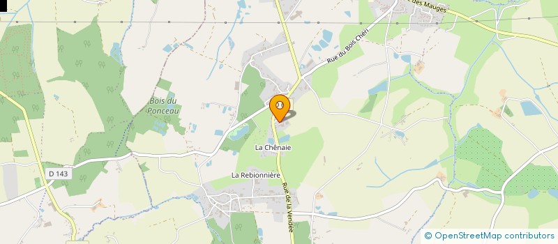 localisation de l'entreprise MONSIEUR ALAIN MEZZAROBBA  MAUGES-SUR-LOIRE