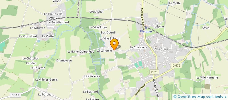 localisation de l'entreprise MONSIEUR ALAIN MICHEL  PLERGUER