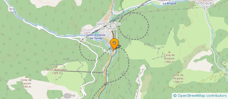 localisation de l'entreprise MONSIEUR ALAIN MICHEL  TENDE