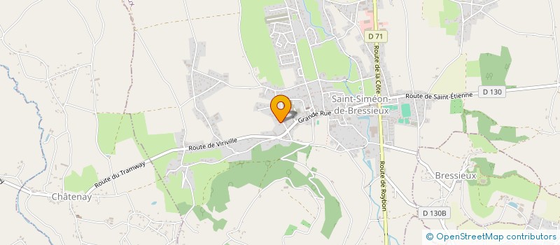localisation de l'entreprise MONSIEUR ALAIN MICHEL à SAINT-SIMEON-DE-BRESSIEUX
