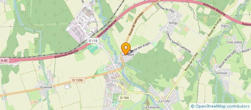 localisation de l'entreprise MONSIEUR ALAIN MICHEL  VIRY