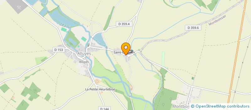 localisation de l'entreprise MONSIEUR ALAIN MICHEL à ALLUYES