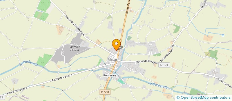 localisation de l'entreprise MONSIEUR ALAIN MICHEL  ALIXAN