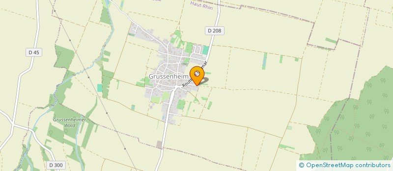 localisation de l'entreprise MONSIEUR ALAIN MICHEL  GRUSSENHEIM