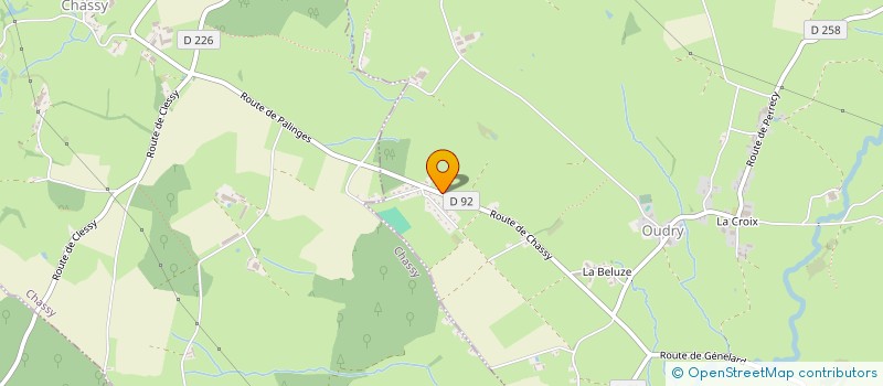 localisation de l'entreprise MONSIEUR ALAIN MICHEL  OUDRY