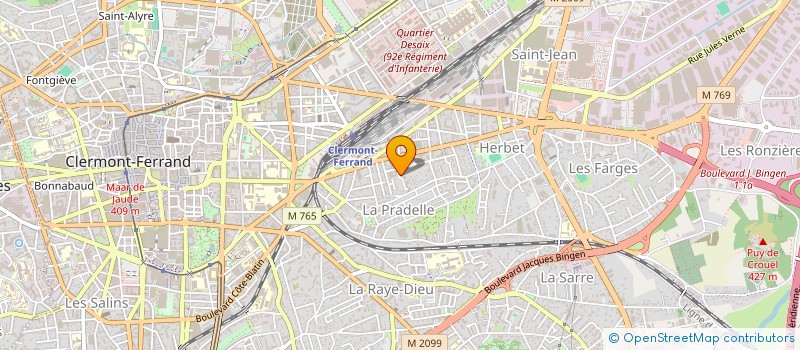 localisation de l'entreprise MONSIEUR ALAIN MICHEL ALEXAND VIGNON  CLERMONT-FERRAND