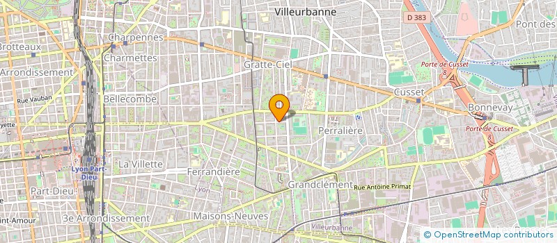 localisation de l'entreprise MONSIEUR ALAIN-MICHEL CIBRELUS  VILLEURBANNE