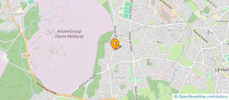 localisation de l'entreprise MONSIEUR ALAIN MICHEL GIRAUDEAU  SAINT-MEDARD-EN-JALLES