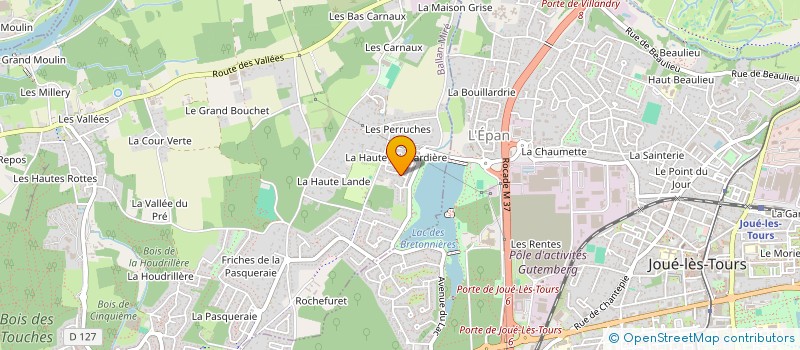 localisation de l'entreprise MONSIEUR ALAIN MICHEL JACKY ROCHEREAU  BALLAN-MIRE