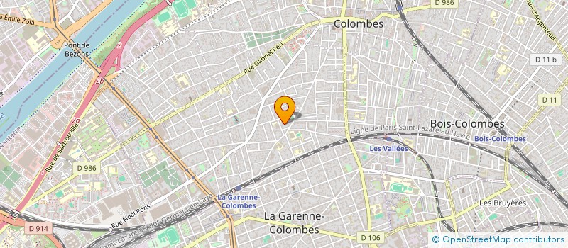 localisation de l'entreprise MONSIEUR ALAIN MICHEL KAUFFMANN  COLOMBES