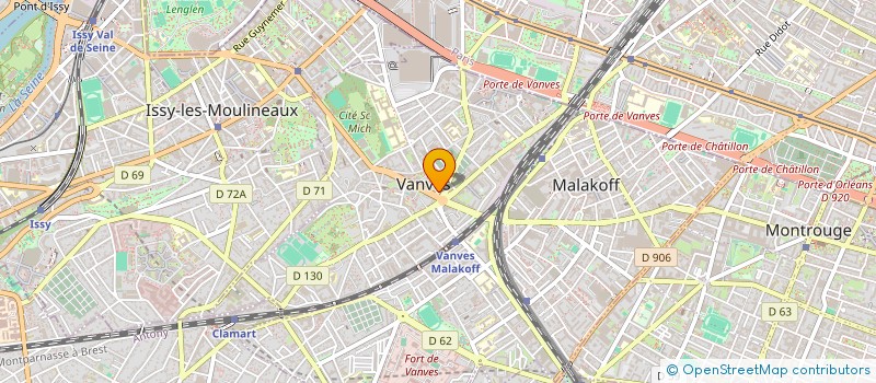 localisation de l'entreprise MONSIEUR ALAIN MICHELET à VANVES