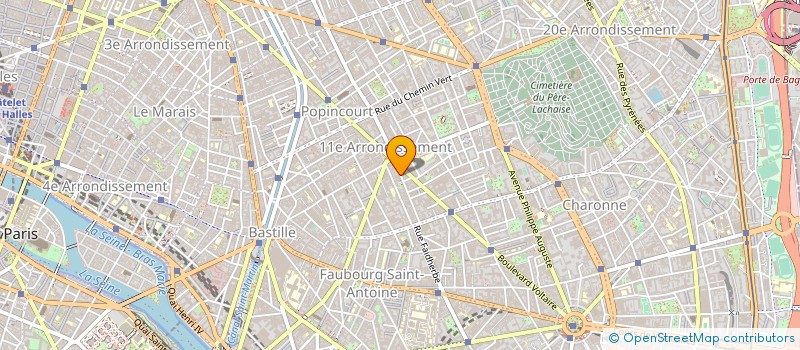 localisation de l'entreprise MONSIEUR ALAIN MICHOU  PARIS