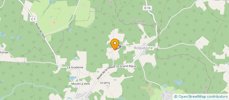 localisation de l'entreprise MONSIEUR ALAIN MICOYNE  BOSSET