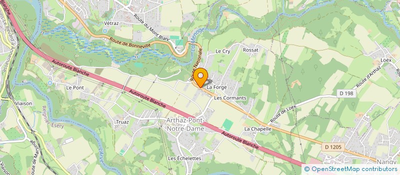 localisation de l'entreprise MONSIEUR ALAIN MIEUSSET à ARTHAZ-PONT-NOTRE-DAME