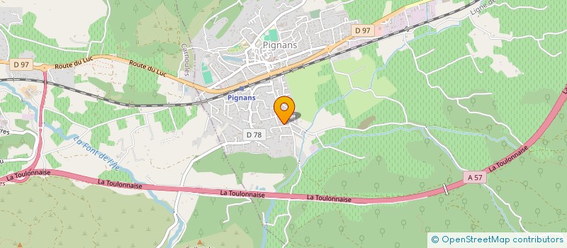 localisation de l'entreprise MONSIEUR ALAIN MIGLIORE à PIGNANS