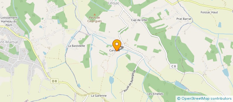 localisation de l'entreprise MONSIEUR ALAIN MILA à LEOJAC
