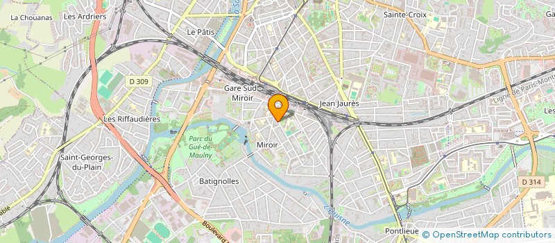 localisation de l'entreprise MONSIEUR ALAIN MILAN  LE MANS