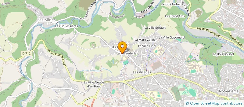 localisation de l'entreprise MONSIEUR ALAIN MILBEO à SAINT-BRIEUC