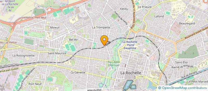 localisation de l'entreprise MONSIEUR ALAIN MILBEO à LA ROCHELLE