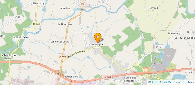 localisation de l'entreprise MONSIEUR ALAIN MILLET à SAINT JUNIEN