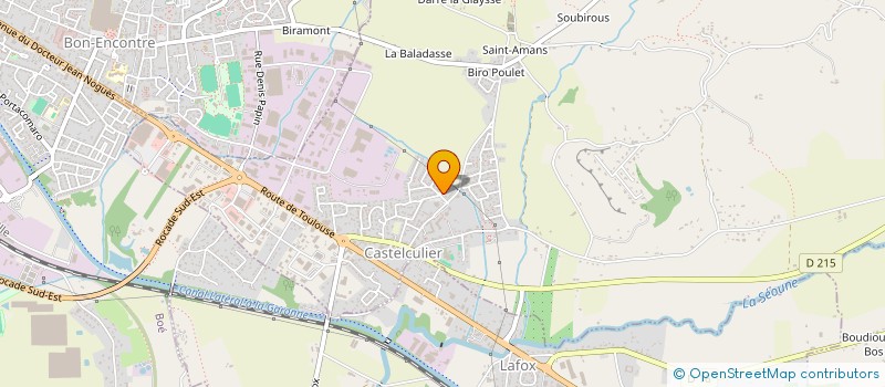 localisation de l'entreprise MONSIEUR ALAIN MILLET  CASTELCULIER