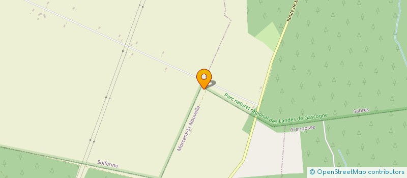 localisation de l'entreprise MONSIEUR ALAIN MILLET  MORCENX-LA-NOUVELLE