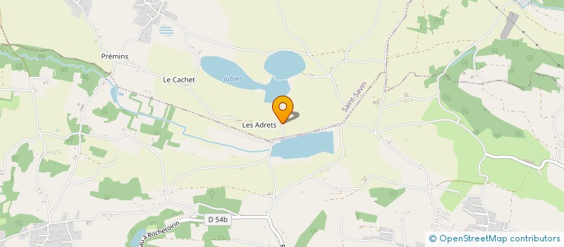 localisation de l'entreprise MONSIEUR ALAIN MILLON  SAINT-SAVIN