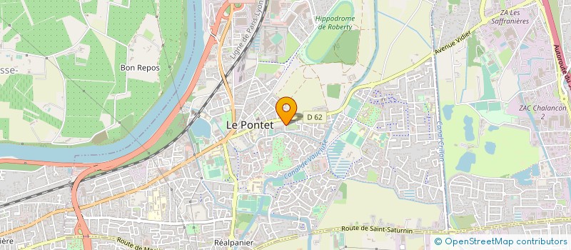 localisation de l'entreprise MONSIEUR ALAIN MINARD à LE PONTET