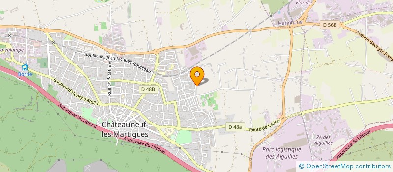 localisation de l'entreprise MONSIEUR ALAIN MINASSIAN à CHATEAUNEUF-LES-MARTIGUES