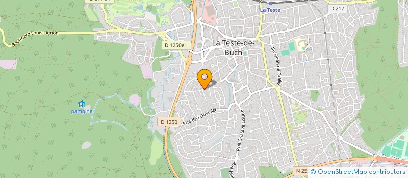 localisation de l'entreprise MONSIEUR ALAIN MINOS  LA TESTE DE BUCH
