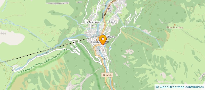 localisation de l'entreprise MONSIEUR ALAIN MINVIELLE à CAUTERETS