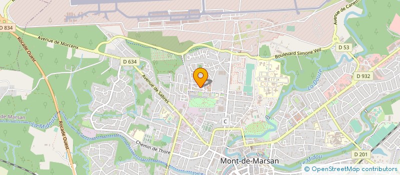 localisation de l'entreprise MONSIEUR ALAIN MIOT  MONT-DE-MARSAN