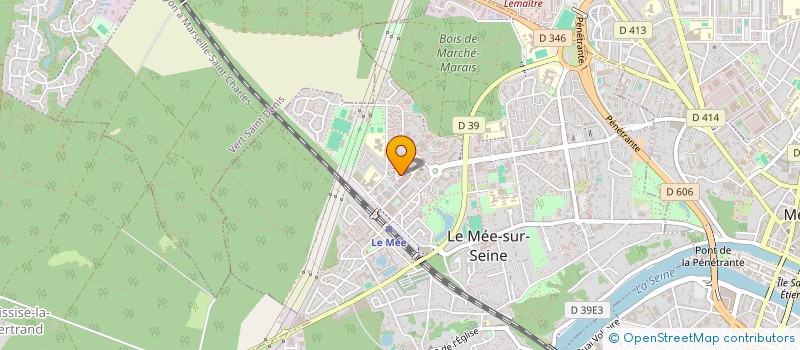 localisation de l'entreprise MONSIEUR ALAIN MIRASOLA à LE MEE-SUR-SEINE