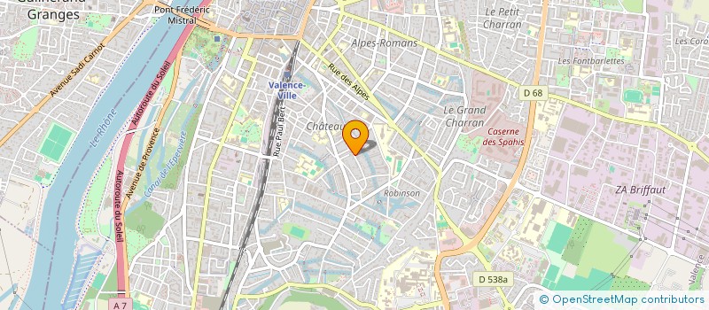 localisation de l'entreprise MONSIEUR ALAIN MITTARD à VALENCE